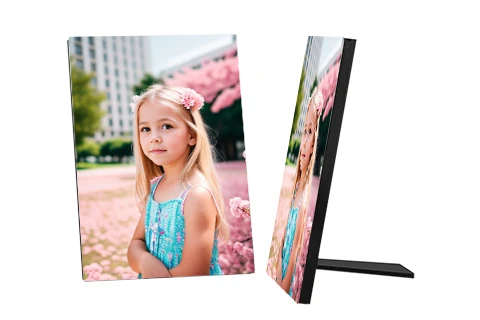 Tabletop picture frame multiple angles