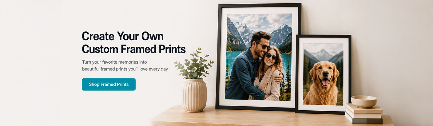 Shop framed photo prints at CanvasDiscount — gallery-ready, matted and glazed