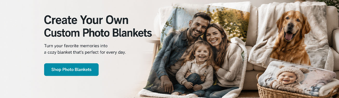 CanvasDiscount Photo Blankets - Wrap Your Memories in Comfort