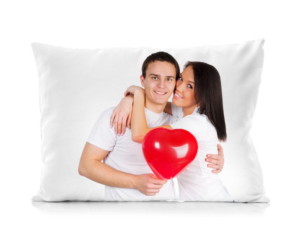Custom photo pillows as a personalized Valentine’s Day gift under $50