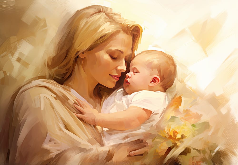 Custom canvas print featuring a meaningful family photo as a Mother’s Day gift