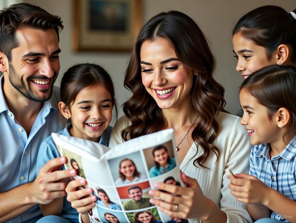 Custom photo pillow featuring family memories as a Mother’s Day gift idea