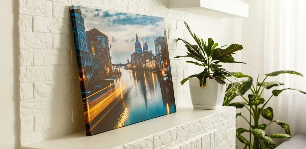 What is the best resolution for a canvas. Beautiful photo canvas print on a mantel.