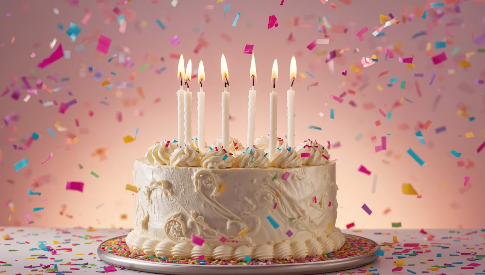 Thoughtful 'Happy Belated Birthday' card with a gift, acknowledging a late but sincere birthday wish