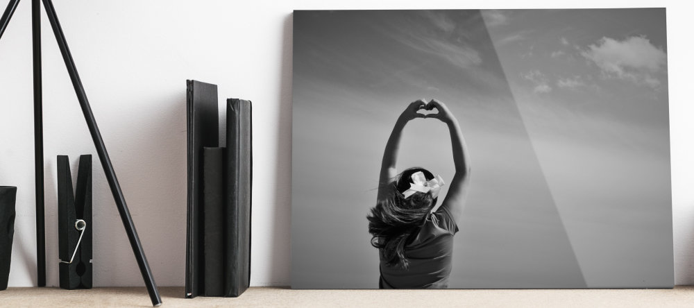 discount canvas prints discount monochrome acrylic print