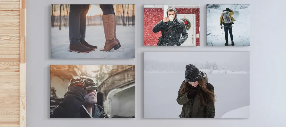 Christmas canvas prints. Canvas prints gallery wall. 