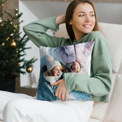 Custom Christmas Gifts - Photo Pillow