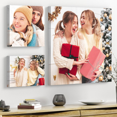Christmas Canvas Ideas 2025: Canvas gallery on wall