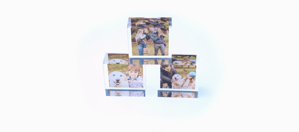 What are MixBlox? Personalized MIXBLOX cubes 360° view.