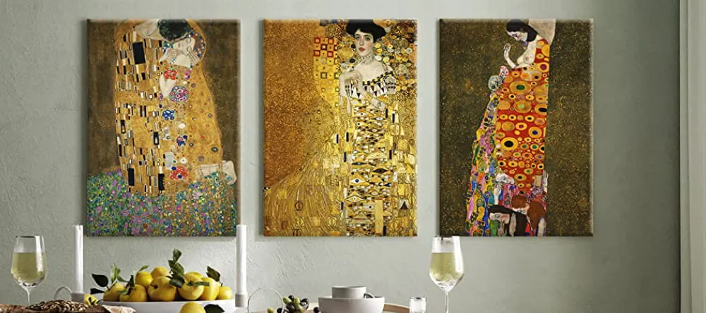 Why Printed Paintings Are Becoming Increasingly Popular. Paintings by Gustav Klimt as canvas prints.