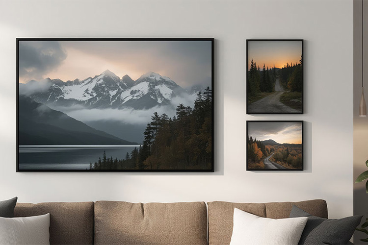 Canvas prints wall decor ideas