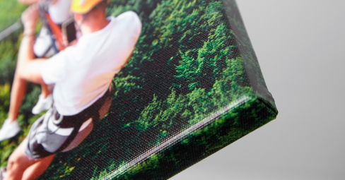 Why are canvas prints so expensive? Close up photo of photo canvas prints.