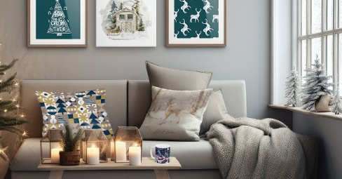 winter custom canvas prints
