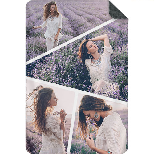 Photo Blanket Collage Portrait - Modern