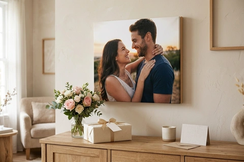canvas print anniversary gift