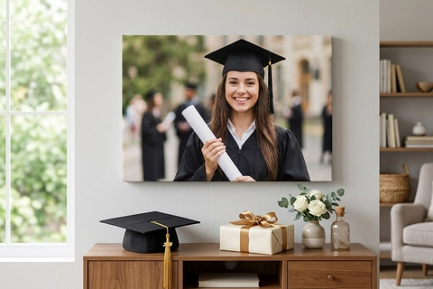 canvas print graduation gift