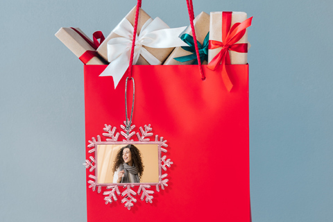 Photo Snowflake Ornament