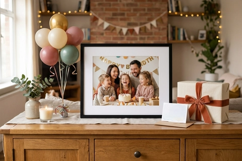 framed print birthday gift