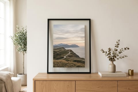 framed photo print ready hang