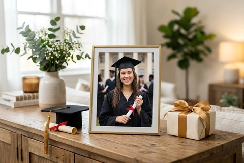 framed print graduation gift
