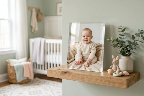 Custom photo portrait baby gift
