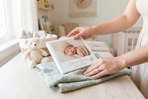 baby gift photo personalized