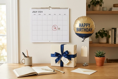 birthday gift photo wall display