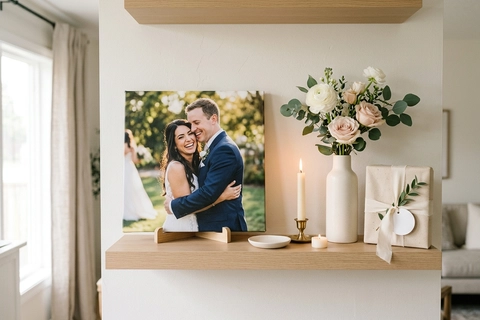 custom wedding gift photo