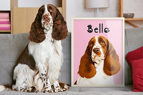 custom pet portrait