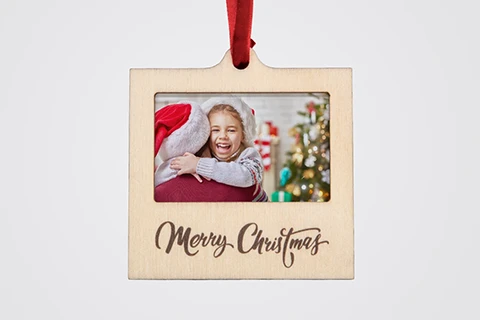 Picture Frame Christmas Ornament