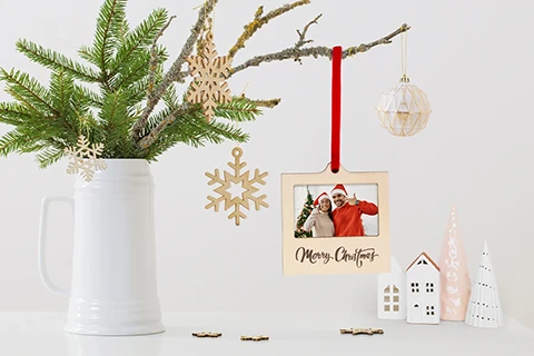 Picture Frame Christmas Ornament