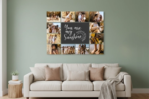 canvas collage with multiple images