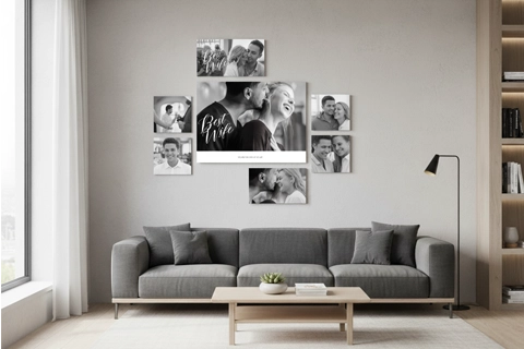 types of canvas collage prints