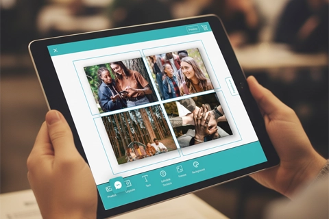 how to order canvas photo collage prints