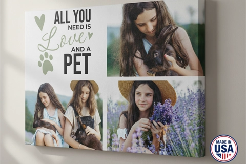 canvas photo collage made in USA