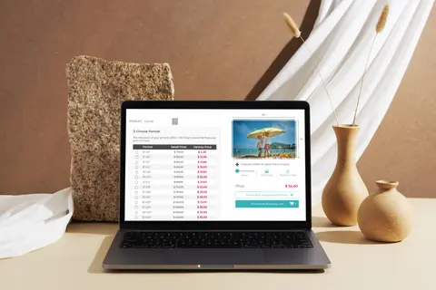 how to order panoramic canvas