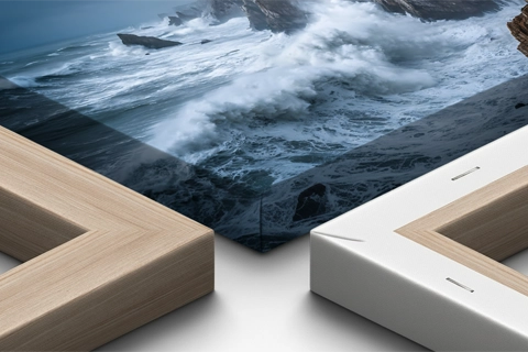 mini canvas close-up view