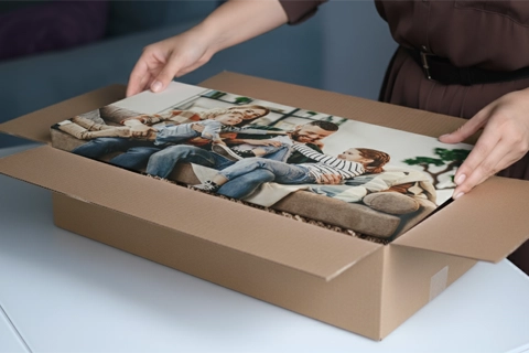 fast delivery of panoramic canvas