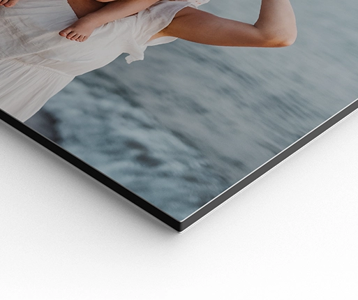 photo aluminum prints close up