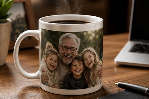 photo mug gift for dad