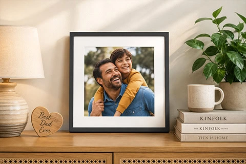 framed photo print fathers day gift