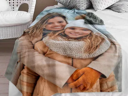 Personalized picture blanket discount